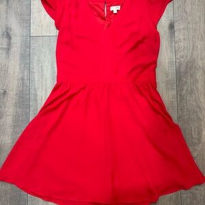 Maison Jules Hot Pink V-Neck Dress